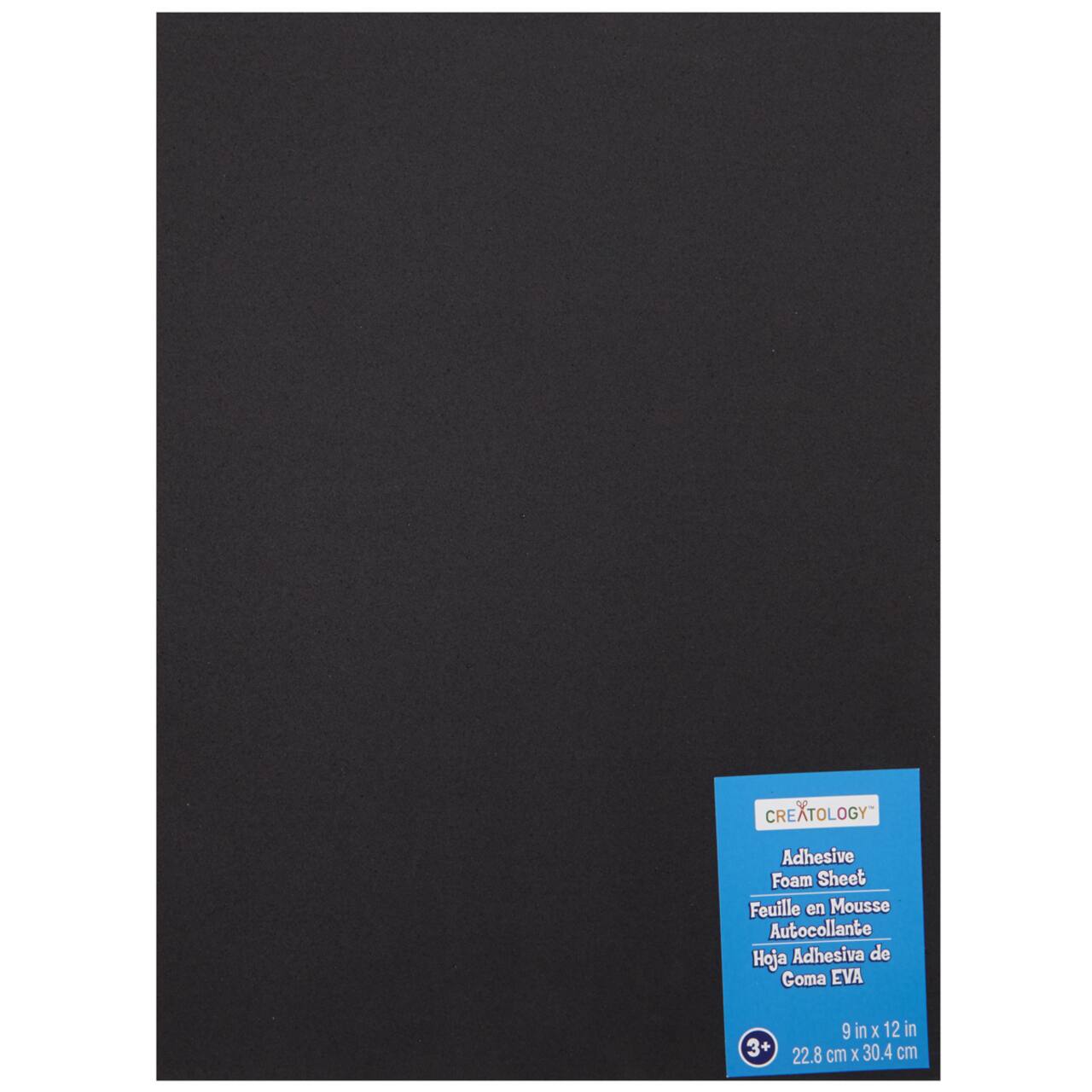 24 Pack: Black Adhesive Foam Sheet by Creatology™, 9" x 12"